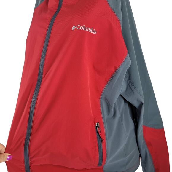 Columbia Omni-Shield Advanced Repellent Red Men's Jacket XXL - Picture 3 of 5